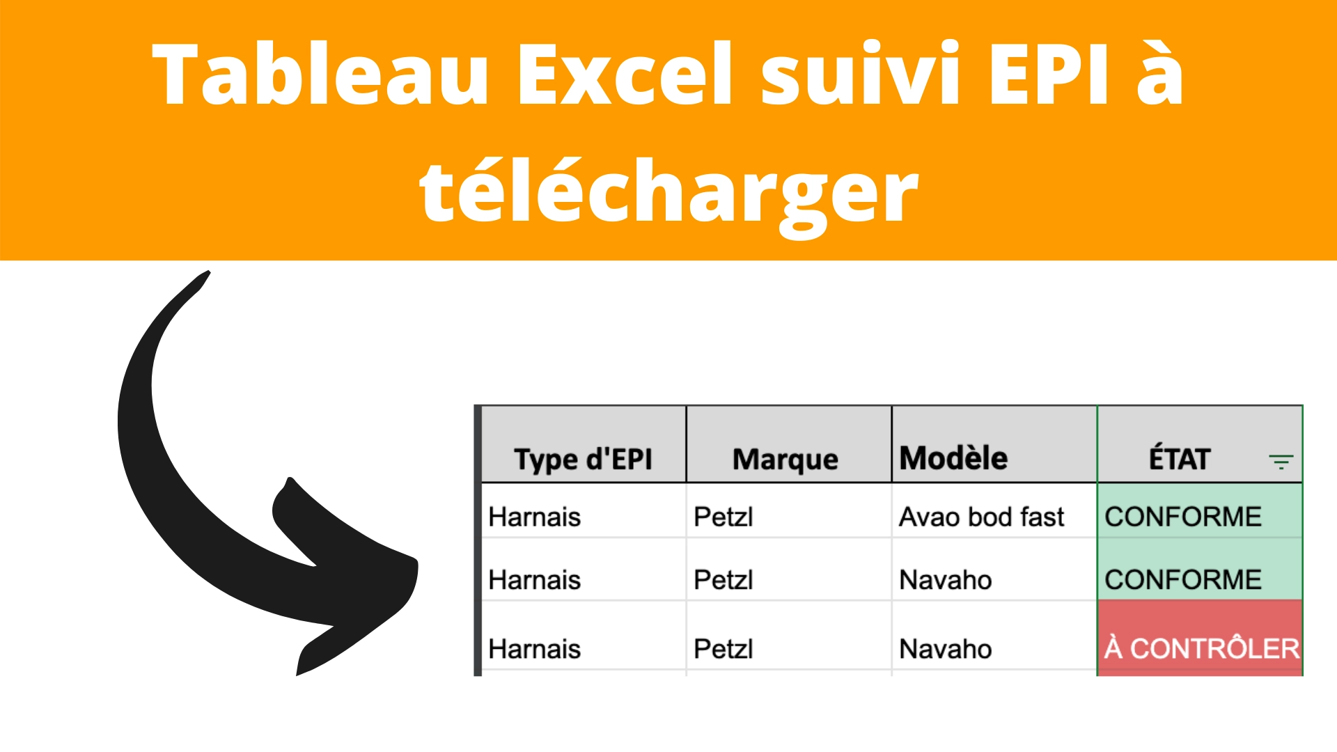 Téléchargez notre modèle Excel pour gérer vos EPI 